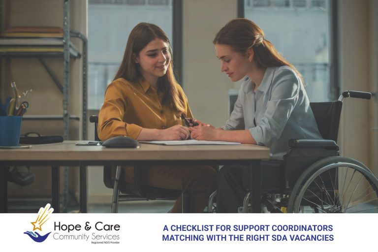 A Checklist for Support Coordinators: Matching Brisbane Clients with the Right SDA Vacancies